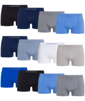 Channo Pack 12-męskie bokserki Lycra bezszwowe miękkie i wygodne 4